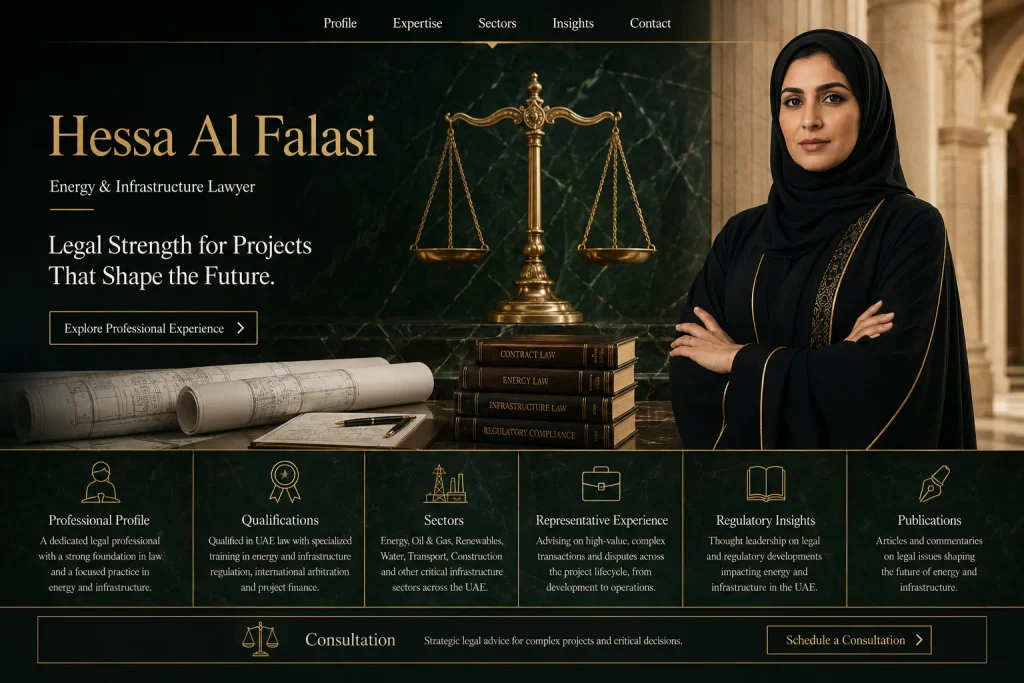 Lawyer and legal advisor portfolio website concept 10